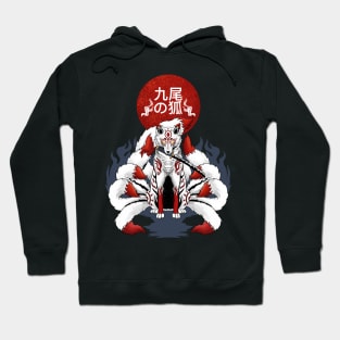 Mystical Enchantress: The Legend of the Nine-Tailed Kitsune Hoodie